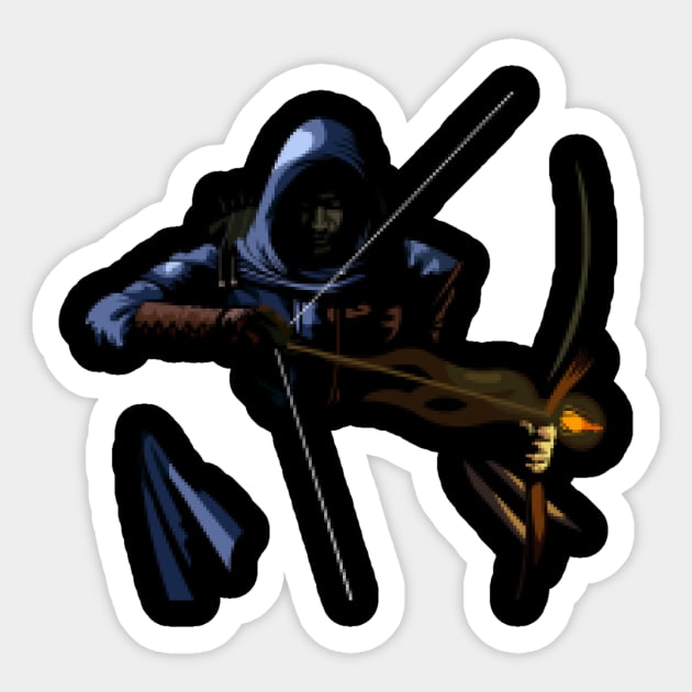 Thief Sticker by Retro8Bit Fashion Store